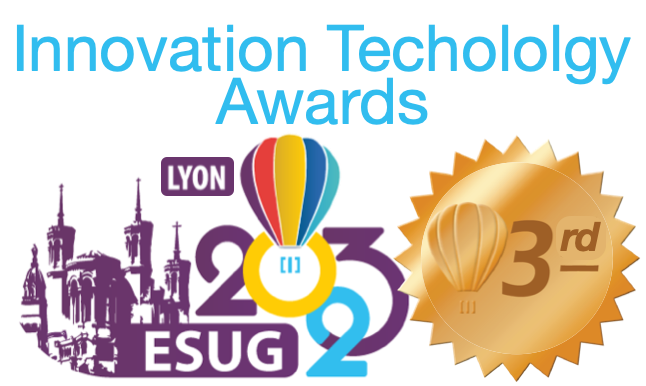 3rd prize of the Innovation Technology Award, ESUG 2023